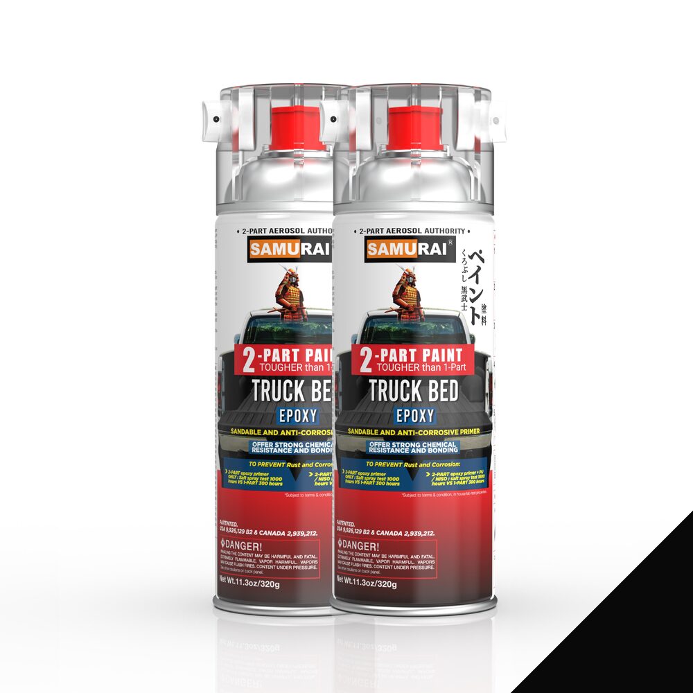 prevent fading  cracking  corrosion rust accumulation spray paint aerosol 2k marine boat 2 parts 2 components Resistant repairing  protection  truck bed coating liner